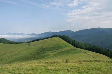 Polonina of Karpaty