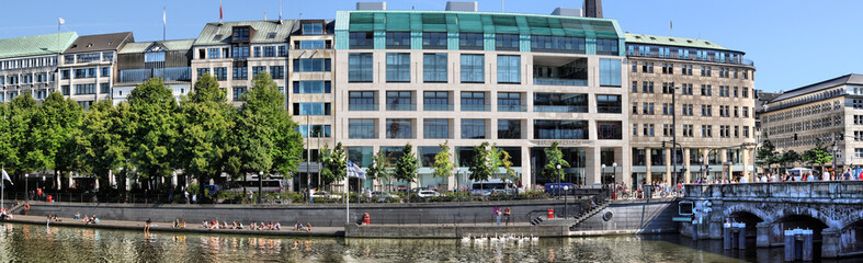 Hamburg - Binnenalster, Ballindamm