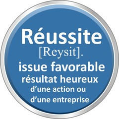 bouton réussite