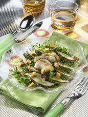 salade aux champignons