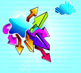 color abstract vector illustration