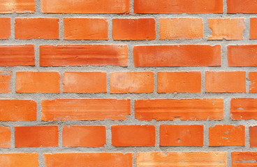 Ziegelstein Mauer - Orange Brick Wall