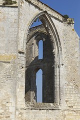 Fototapeta na wymiar abbaye des châteliers ile de ré