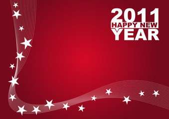 Naklejka premium happy new year