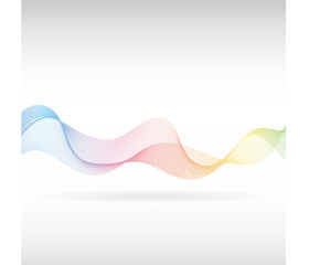 Fototapeta premium Abstract rainbow smoke 2