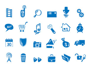 set - Icons for web and communications