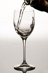 Bicchiere di vino bianco