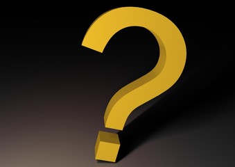 Fragezeichen 3D