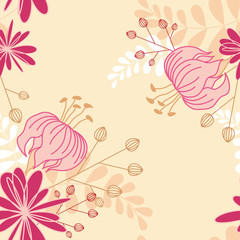 floral seamless pattern