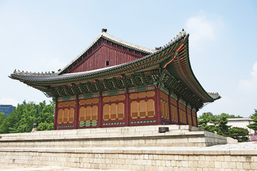 Fototapeta na wymiar Ducksu Palace in Seoul Korea