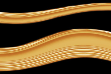 Abstract elegant gold colored wave background design