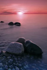 Foto op Plexiglas Sunset in Pictured Rocks © Henryk Sadura