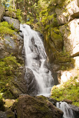 Wasserfall Blauenthal im Wald