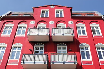 Oranienburg, Rotes Wohnhaus