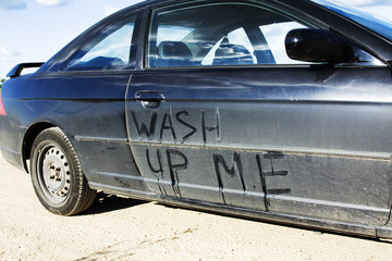 The dirty automobile