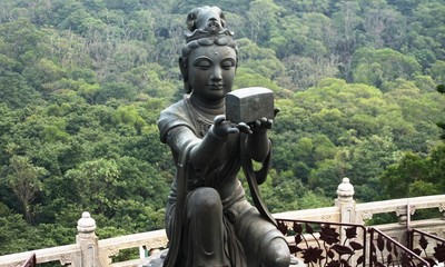 Une offrande &agrave; Bouddah