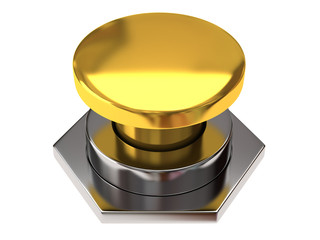 Blank gold button