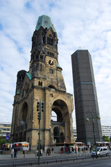 Fototapeta na wymiar Kaiser Wilhelm Memorial Church - Berlin, Germany