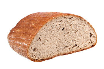 Home made bread isolated