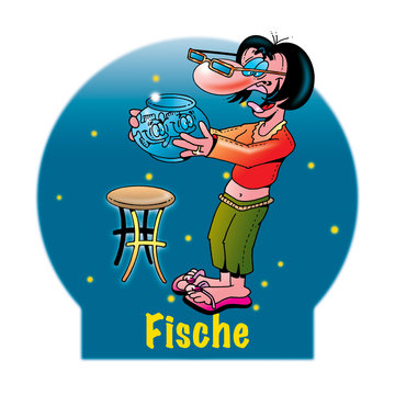 Lustige Sternzeichen: Fische