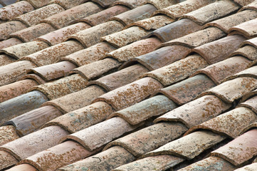 Spanish roof tiles