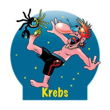 Lustige Sternzeichen: Krebs
