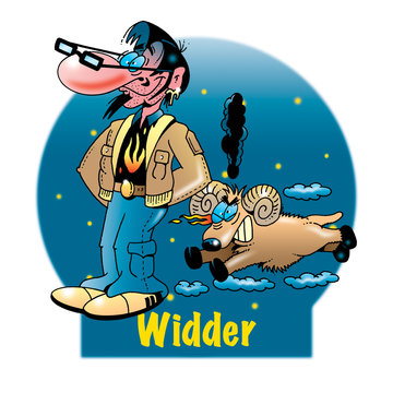 Lustige Sternzeichen: Widder