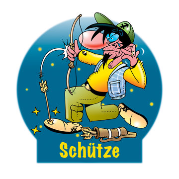 Lustige Sternzeichen: Sch&uuml;tze