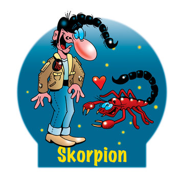 Lustige Sternzeichen: Skorpion