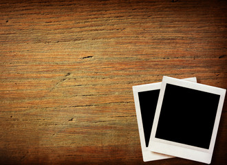 vintage instant photo with highly Detailed textured grunge