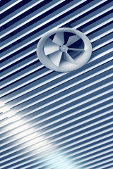 Cool air vent fan