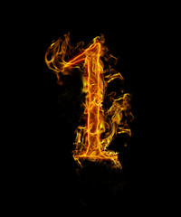 Fototapeta premium Fire No. 1