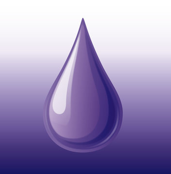 Tropfen, lila vor Verlauf