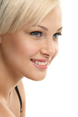 Naklejka premium Beautiful blonde girl