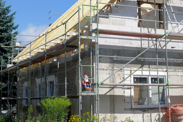 ein Haus bauen