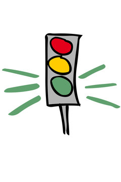 ampel zeichnung gruen