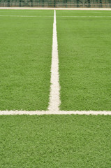 Football field, artificial turf