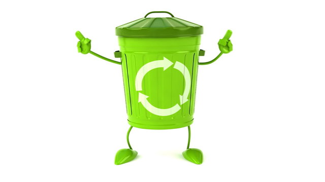 Poubelle verte