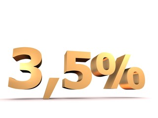 goldene 3,5% Ziffer