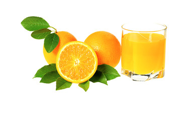 juice and oranges
