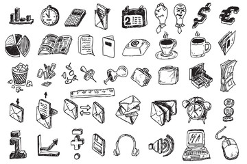 hand draw business elements