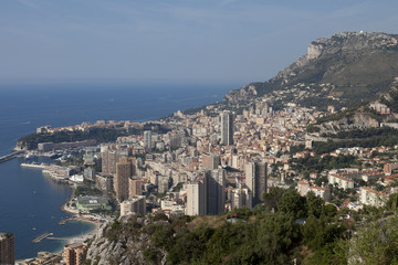 Naklejka premium Montecarlo dall'alto