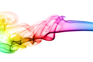 Colorful Abstraction. puff of fume