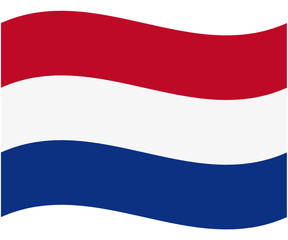 Flagge Niederlande, wehend