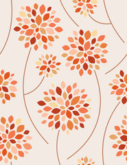 Autumn. Seamless background. Vector illustration.