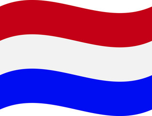 Flagge Niederlande, wehend