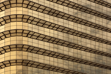 golden modern building