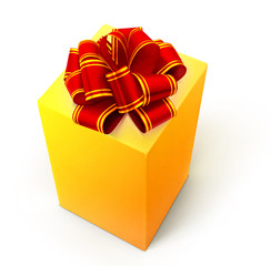 Gift isolated on a white.