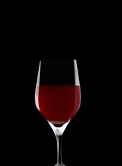 red wine glass