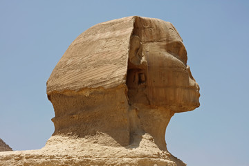 Fototapeta na wymiar Głowa Sfinksa